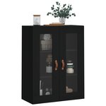 vidaXL Armoire murale noir 69 5x34x90 cm