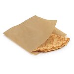 Sachet sandwich en papier ingraissable avec ouverture latérale 14x14cm (lot de 2000)