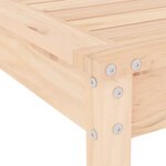 vidaXL Ensemble de bistrot de jardin 3 Pièces bois de pin massif