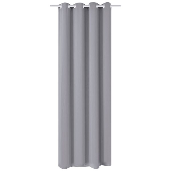 vidaXL Rideau occultant avec œillets métalliques 270 x 245 cm Gris