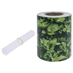 vidaXL Écran d'intimité de jardin PVC 70x0 19 m Vert