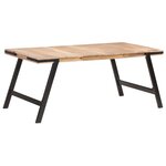 vidaXL Table de salle à manger 180x90x76 cm Bois de manguier massif