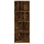 vidaXL Buffet haut chêne fumé 45x41x124 cm bois d'ingénierie