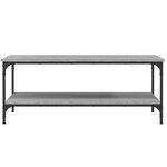 vidaXL Table basse sonoma gris 100x55x40 cm bois d'ingénierie