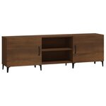 vidaXL Meuble TV chêne marron 150x30x50 cm bois d'ingénierie