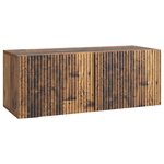 vidaXL Meuble TV mural 78 5 x 31 x 30 cm Bois ancien Bois d'ingénierie