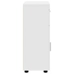 vidaXL Ensemble d'armoire de salle de bain avec tiroir TULUM Blanc