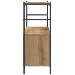 Bibliothèque vidaXL Artisian Chêne 80x30x78 5 cm Bois d'ingénierie