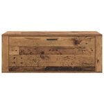 vidaXL Cabinet à chaussures avec étagère Bois ancien 100 x 35 x 38 cm