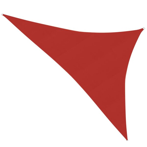 vidaXL Voile d'ombrage 160 g/m² Rouge 4x5x6 8 m PEHD