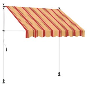 vidaXL Auvent rétractable manuel Multicolore 200 x 115 x 300 cm