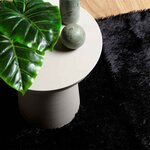 vidaXL Tapis shaggy à poils longs NAVARRA noir 160x230 cm polyester