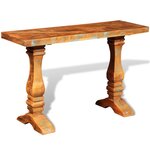 vidaXL Table console Bois de récupération massif