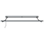 vidaXL Auvent Rétractable Noir 350x250 cm Polyester