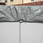 Bestway Couverture de piscine 1 Ø5 49 m Rond Polyester Gris for