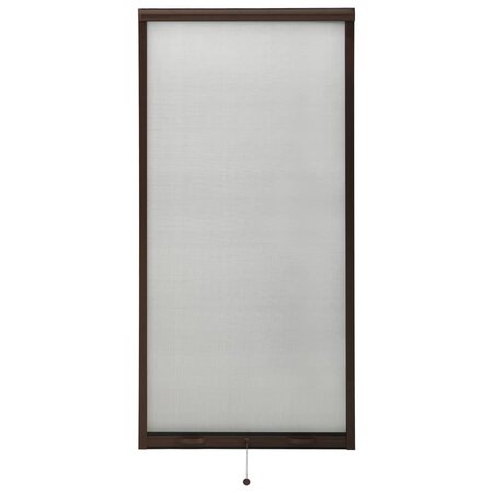 Vidaxl moustiquaire à rouleau pour fenêtres marron 80x170 cm