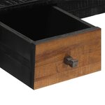 vidaXL Bureau 117x56 5x75 cm teck massif récupéré