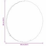 vidaXL Coussins de siège 2 Pièces Rose Ø60 x 21 cm tissu