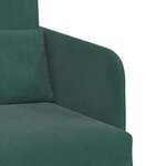 vidaXL Canapé-Lit Vert foncé 65 x 80 x 83 cm Velours
