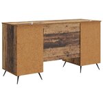 vidaXL Bureau Bois ancien 142 5 x 50 x 75 cm Bois d'ingénierie