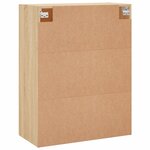 vidaXL Armoire murale chêne sonoma 69 5x34x90 cm