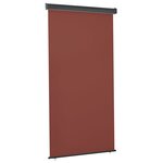 vidaXL Auvent latéral de balcon 122x250 cm Marron