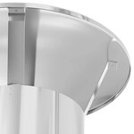 vidaXL Housse de pluie pour cheminée Argent 35 x 35 x 20 cm