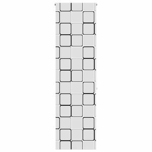 vidaXL Store enrouleur de douche 70x240 cm largeur du tissu 66 cm