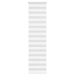 vidaXL Store zèbre blanc 55x200 cm largeur du tissu 50 9 cm polyester