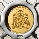 Pièce de monnaie en Argent - Or 10 Dollars g 7 (Ag) - 1 (Au) Millésime 2025 Symbols of Life DREAMCATCHER