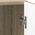 vidaXL Cabinet de chevet Chêne Sonoma 43 x 34 5 x 50 cm