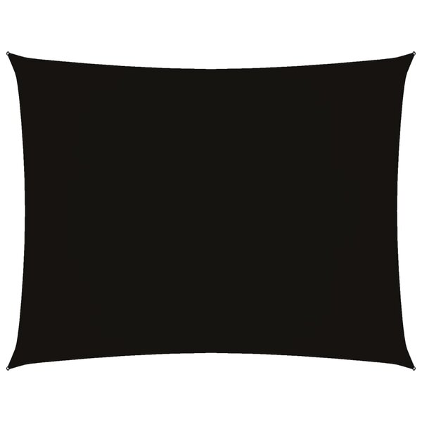 vidaXL Voile de parasol tissu oxford rectangulaire 2x3 m noir
