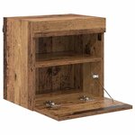 vidaXL Meuble TV mural Bois Ancien 40 x 30 x 40 cm Bois d'ingénierie