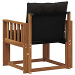 vidaXL 2 Pièce Canapé d’extérieur Bois d'Acacia Massif Naturel