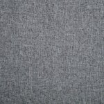 vidaXL Chaises pivotantes à manger lot de 2 gris clair tissu