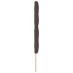 Cabeço LED vidaXL Marron Foncé 72 cm Tissu