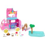 Mattel HNH90 - Barbie - Coffret Barbie Camping-Car De Chelsea