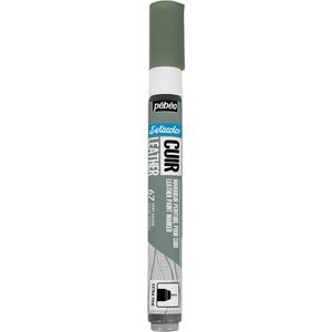 Marqueur Acrylique Setacolor Spécial Cuir Mat Satiné Extra Fine Vert Sauge PÉBÉO