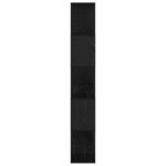 vidaXL Centre de divertissement Noir 80 x 24 x 155 cm