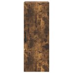vidaXL Armoire Murale 33 x 34 5 x 90 cm Bois d'ingénierie Chêne fumé