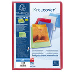 Protège-documents En Polypropylène Semi-rigide Kreacover® Chromaline 200 Vues - A4 - Couleurs Assorties - X 8 - Exacompta