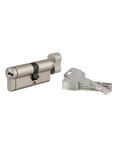 THIRARD - Cylindre à bouton Transit 1  30Bx40mm  nickelé  5 clés - THIRARD