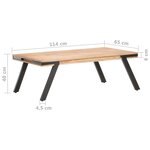 vidaXL Table basse 114x65x40 cm Bois de manguier massif