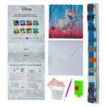 Carte à diamanter disney 18 cm olaf