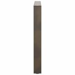 vidaXL Pieds de table à manger en forme de V  3 pièces  acier naturel  90 x (72-73 3) cm