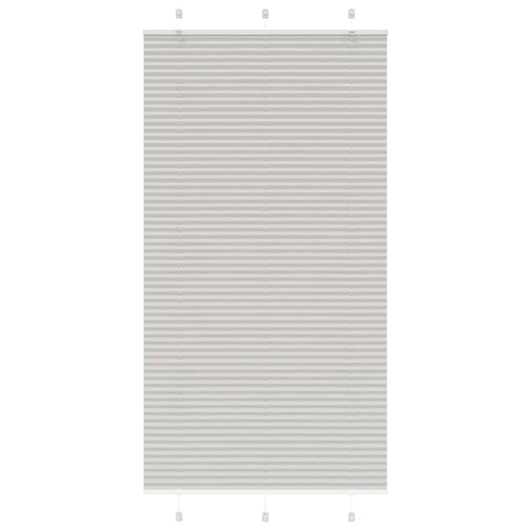 vidaXL Store plissé gris clair 110x200cm largeur du tissu 109 4cm