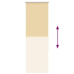 vidaXL Store enrouleur occultant largeur du tissu 40 7 cm polyester