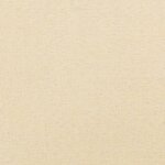 vidaXL Chaise de relaxation Crème Tissu