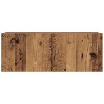 vidaXL Ensemble de meuble TV mural 7 Pièces vieux bois bois d'ingénierie