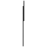vidaXL Tête de lit Chêne noir 90 cm Bois d'ingénierie
